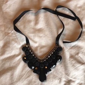 Handmade black necklace